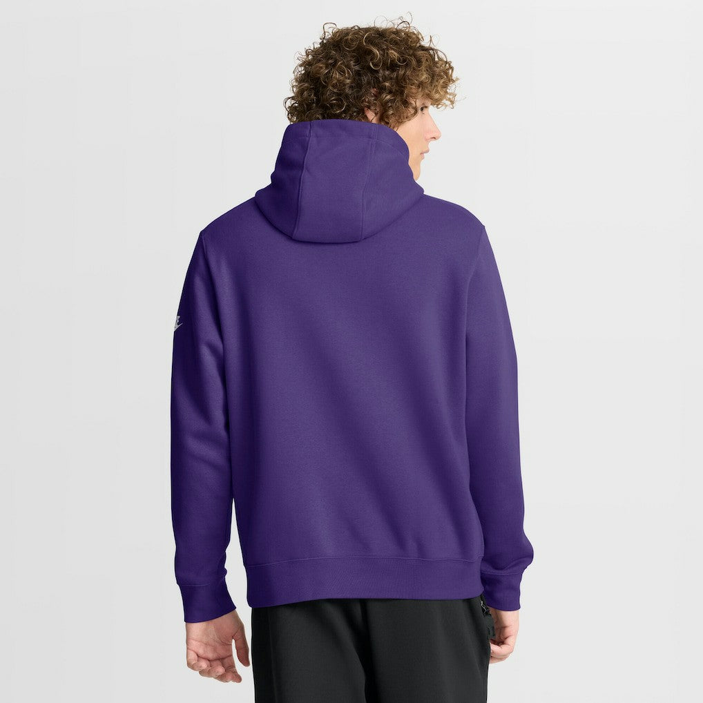 Minnesota Vikings Full Blitz Club Fleece Pullover Hoodie Purple - Nike