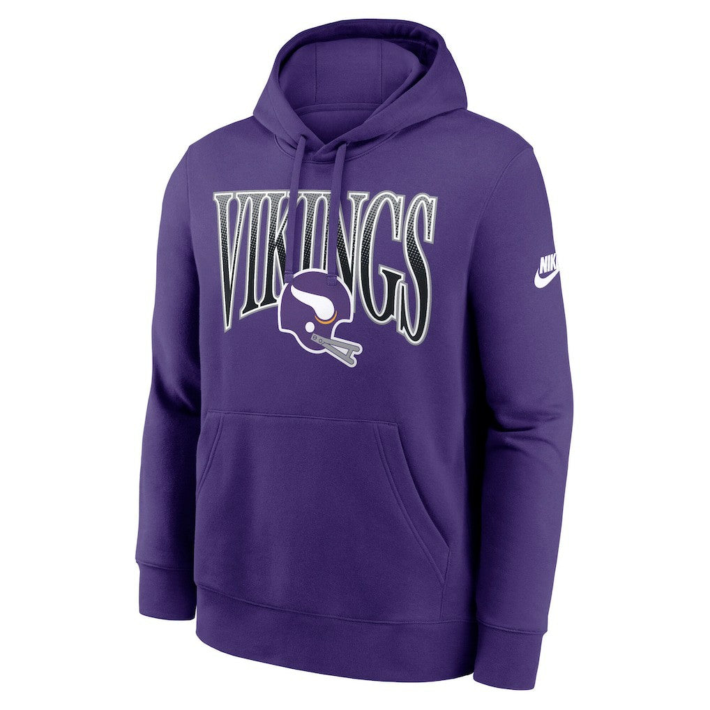 Minnesota Vikings Full Blitz Club Fleece Pullover Hoodie Purple - Nike