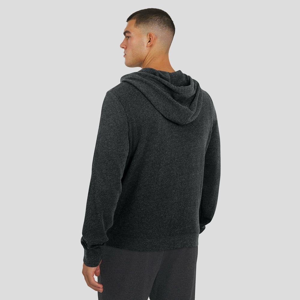 Tampa Bay Buccaneers J. Palmer Players Lounge Tri-Blend Full-Zip Hoodie Dark Heather Gray - NFL