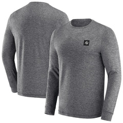 Miami Dolphins J. Palmer Four Down Long Sleeve T-Shirt Heather Black - NFL