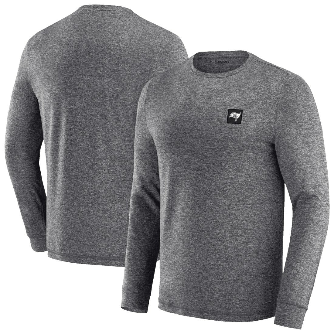 Tampa Bay Buccaneers J. Palmer Four Down Long Sleeve T-Shirt Heather Black - NFL