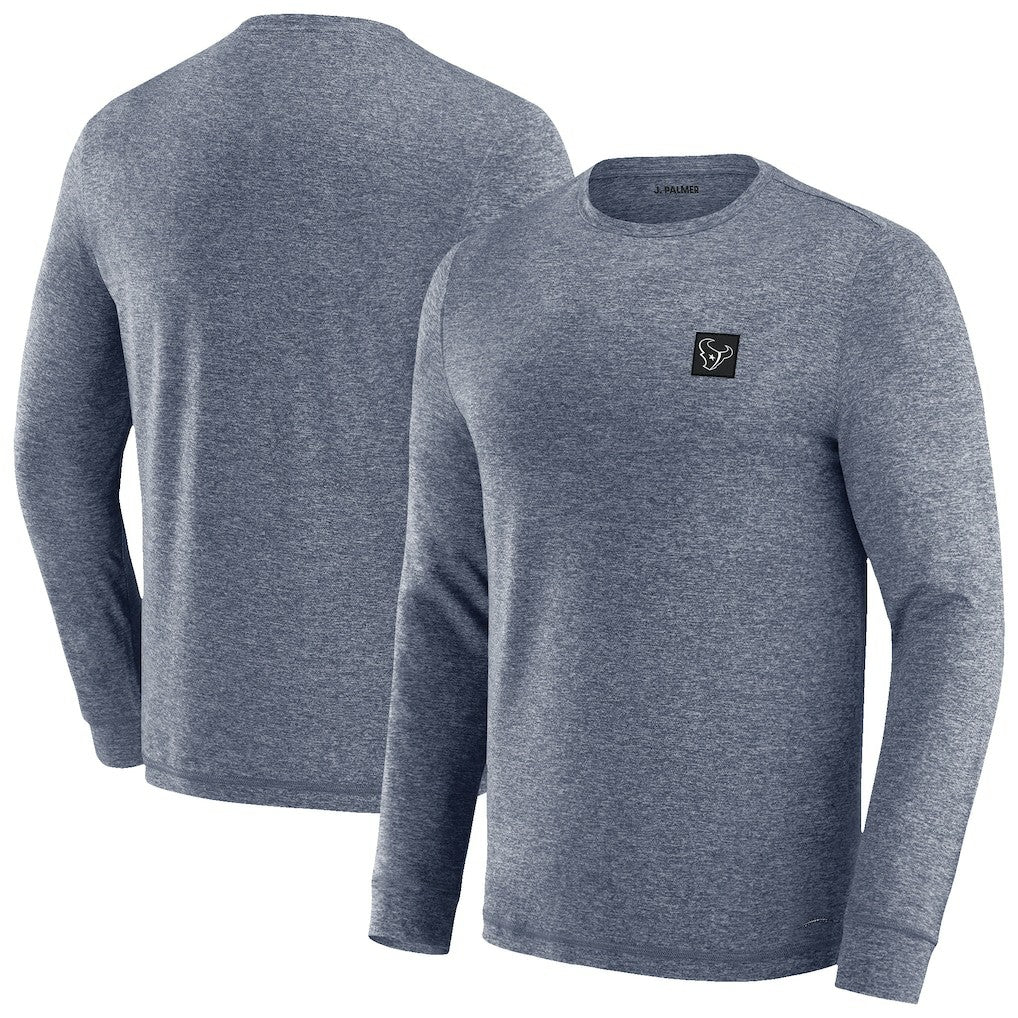 Houston Texans J. Palmer Four Down Long Sleeve T-Shirt Navy - NFL