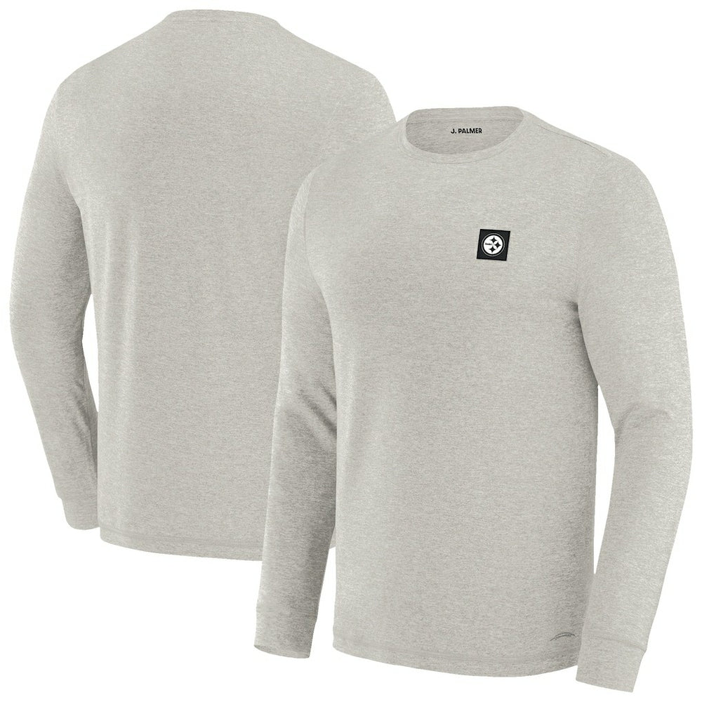 Pittsburgh Steelers J. Palmer Four Down Long Sleeve T-Shirt Gray - NFL