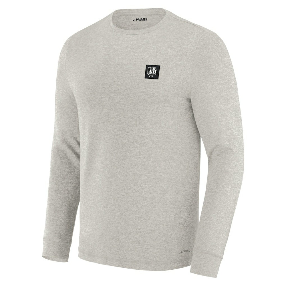 Cincinnati Bengals J. Palmer Four Down Long Sleeve T-Shirt Gray - NFL