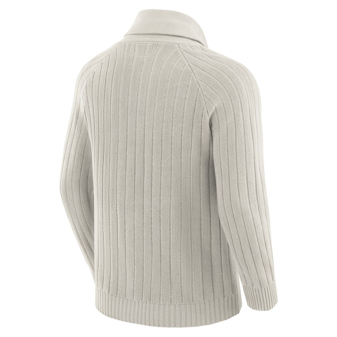 New York Jets J. Palmer The Playmaker Cardigan Raglan Sweater Gray - NFL