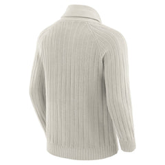 New York Jets J. Palmer The Playmaker Cardigan Raglan Sweater Gray - NFL
