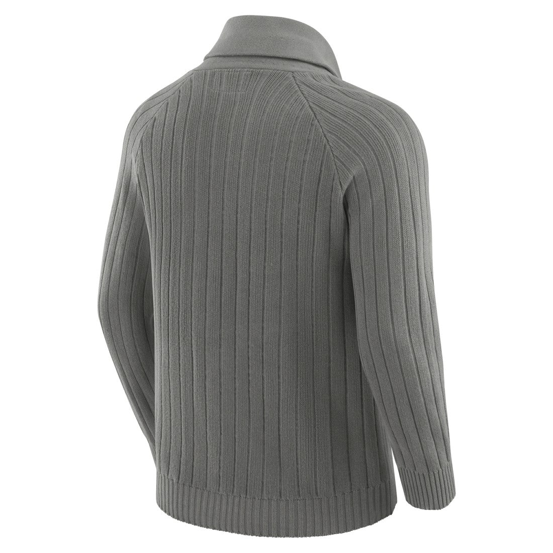 Green Bay Packers J. Palmer The Playmaker Cardigan Raglan Sweater Graphite - NFL
