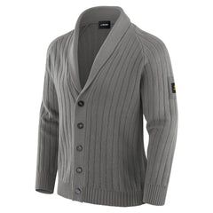 Minnesota Vikings J. Palmer The Playmaker Cardigan Raglan Sweater Graphite - NFL