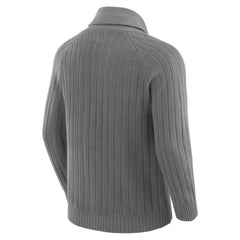 New York Giants J. Palmer The Playmaker Cardigan Raglan Sweater Graphite - NFL