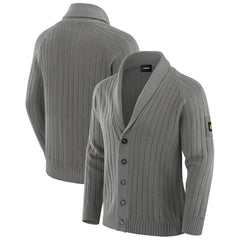 Pittsburgh Steelers J. Palmer The Playmaker Cardigan Raglan Sweater Graphite - NFL