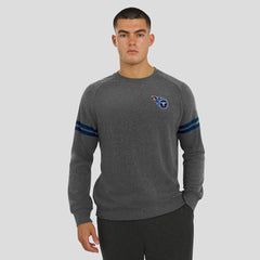 Tennessee Titans J. Palmer Players Lounge Raglan Tri-Blend Sweatshirt Dark Heather Gray - NFL