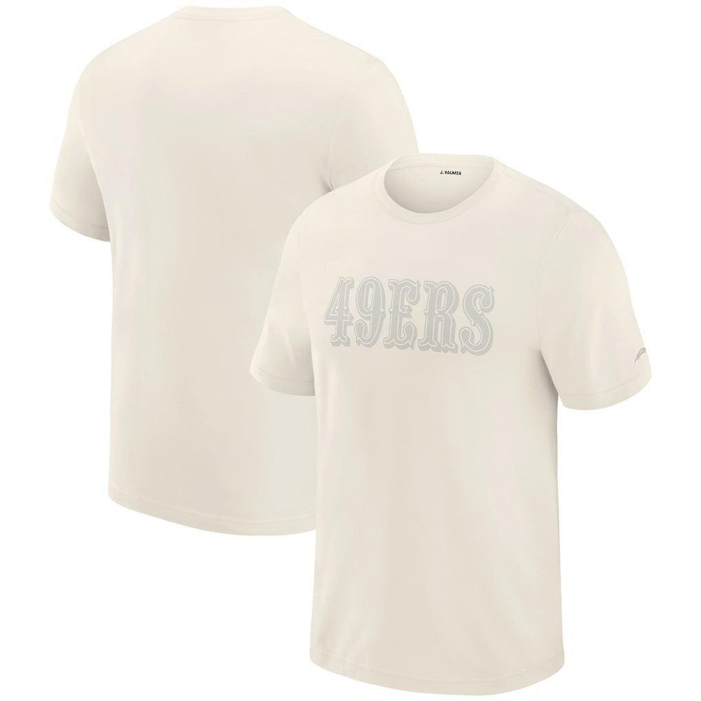 San Francisco 49ers J. Palmer Play Action Tri-Blend Performance T-Shirt Cream - NFL