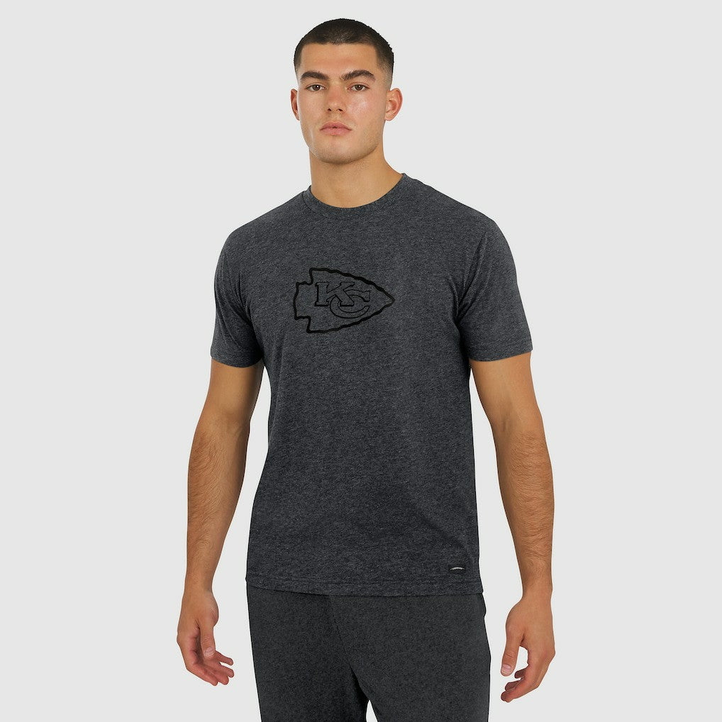 Kansas City Chiefs J. Palmer Players Lounge Tri-Blend T-Shirt Graphite - NFL