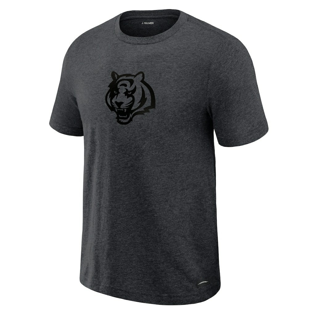 Cincinnati Bengals J. Palmer Players Lounge Tri-Blend T-Shirt Graphite - NFL
