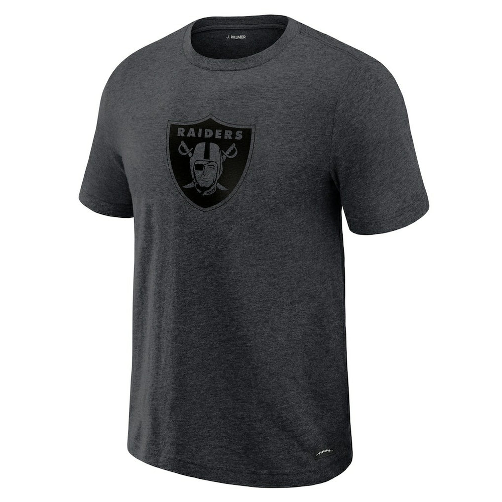 Las Vegas Raiders J. Palmer Players Lounge Tri-Blend T-Shirt Graphite - NFL