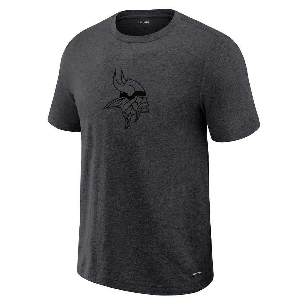 Minnesota Vikings J. Palmer Players Lounge Tri-Blend T-Shirt Graphite - NFL
