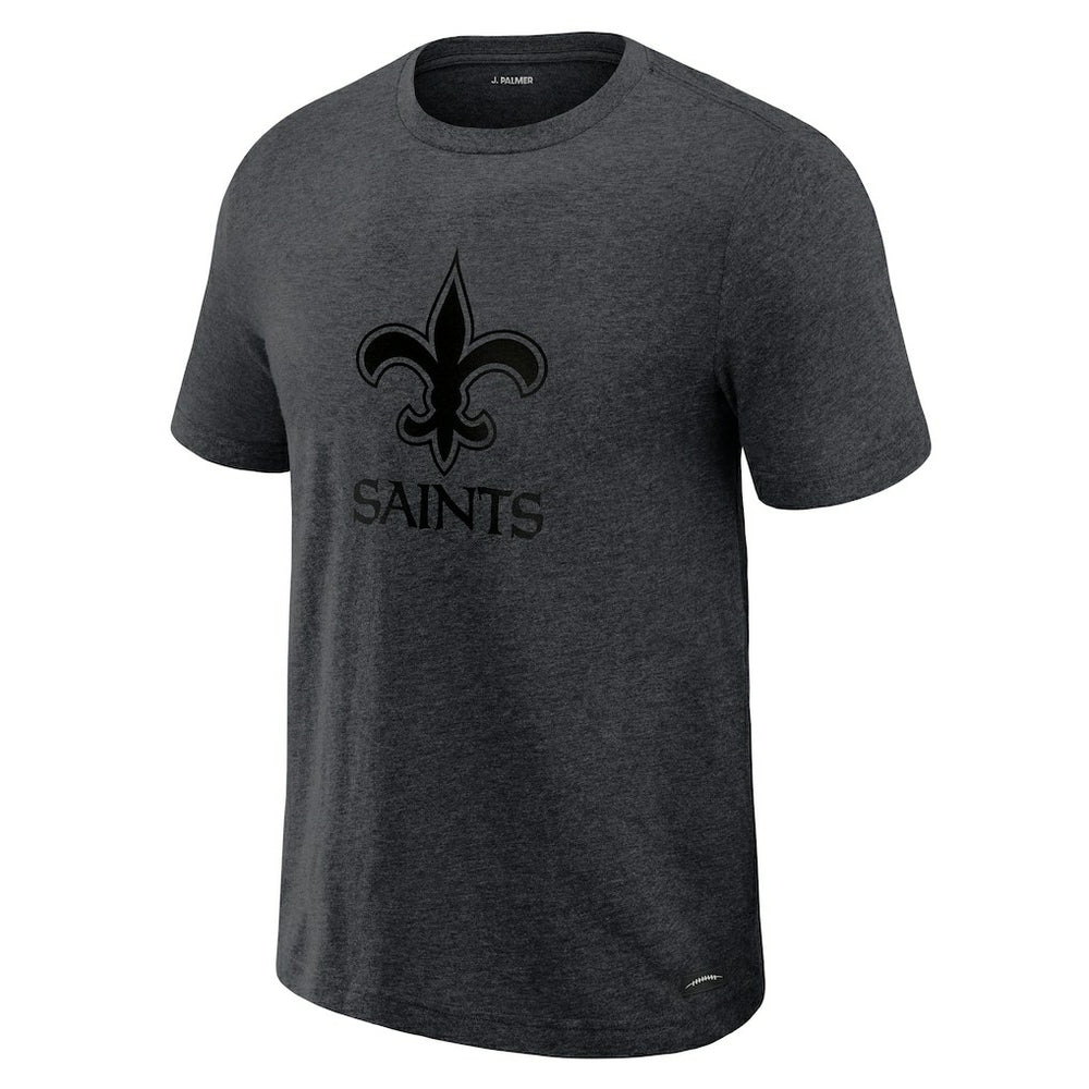 New Orleans Saints J. Palmer Players Lounge Tri-Blend T-Shirt Graphite - NFL