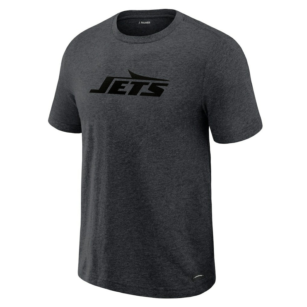 New York Jets J. Palmer Players Lounge Tri-Blend T-Shirt Graphite - NFL