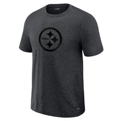 Pittsburgh Steelers J. Palmer Players Lounge Tri-Blend T-Shirt Graphite - NFL
