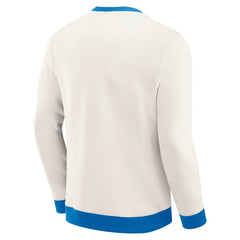 Detroit Lions Darius Rucker Collection Colorblock Pullover Sweatshirt Cream - Fanatics