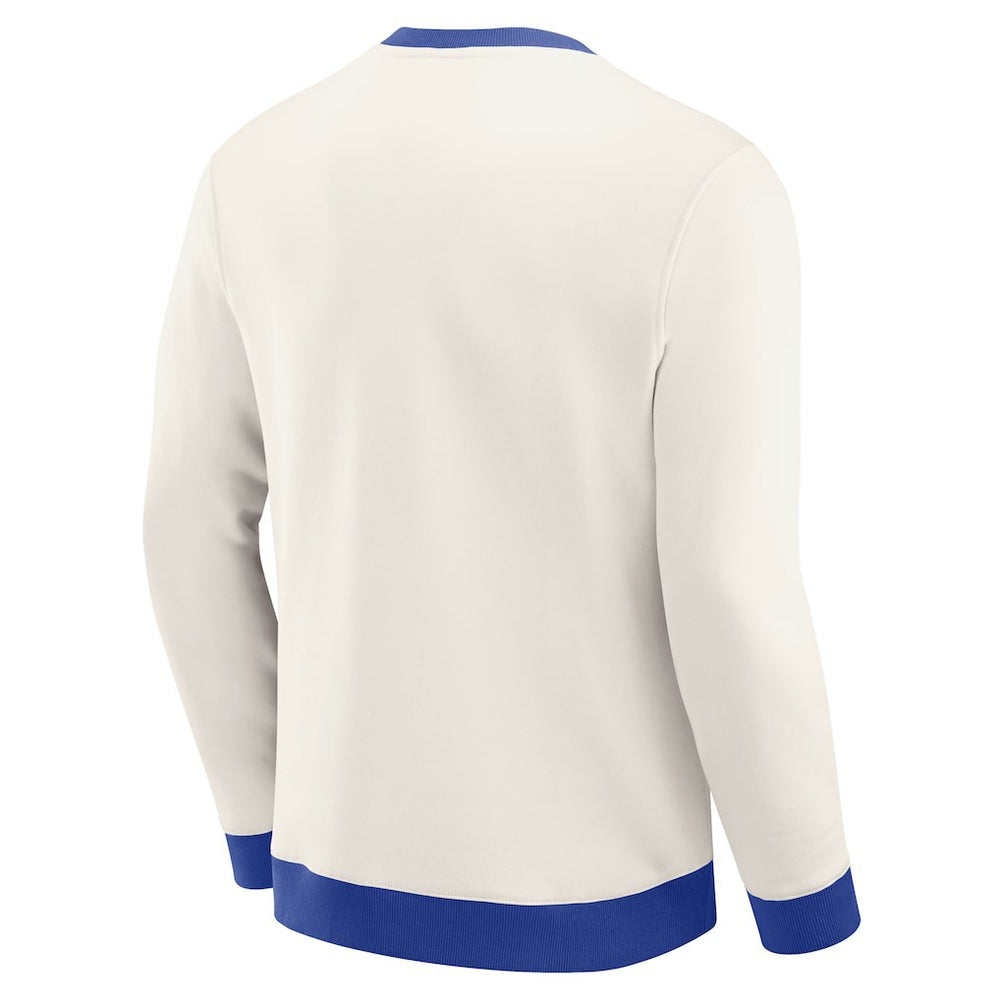 Los Angeles Rams Darius Rucker Collection Colorblock Pullover Sweatshirt Cream - Fanatics
