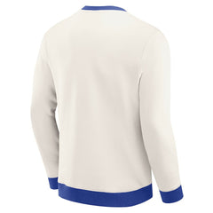 Los Angeles Rams Darius Rucker Collection Colorblock Pullover Sweatshirt Cream - Fanatics