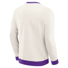 Minnesota Vikings Darius Rucker Collection Colorblock Pullover Sweatshirt Cream - Fanatics