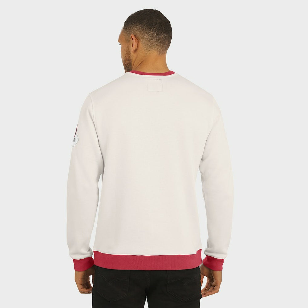 Arizona Cardinals Darius Rucker Collection Colorblock Pullover Sweatshirt Cream - Fanatics