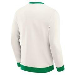 Philadelphia Eagles Darius Rucker Collection Colorblock Pullover Sweatshirt Cream - Fanatics