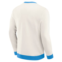 Tennessee Titans Darius Rucker Collection Colorblock Pullover Sweatshirt Cream - Fanatics