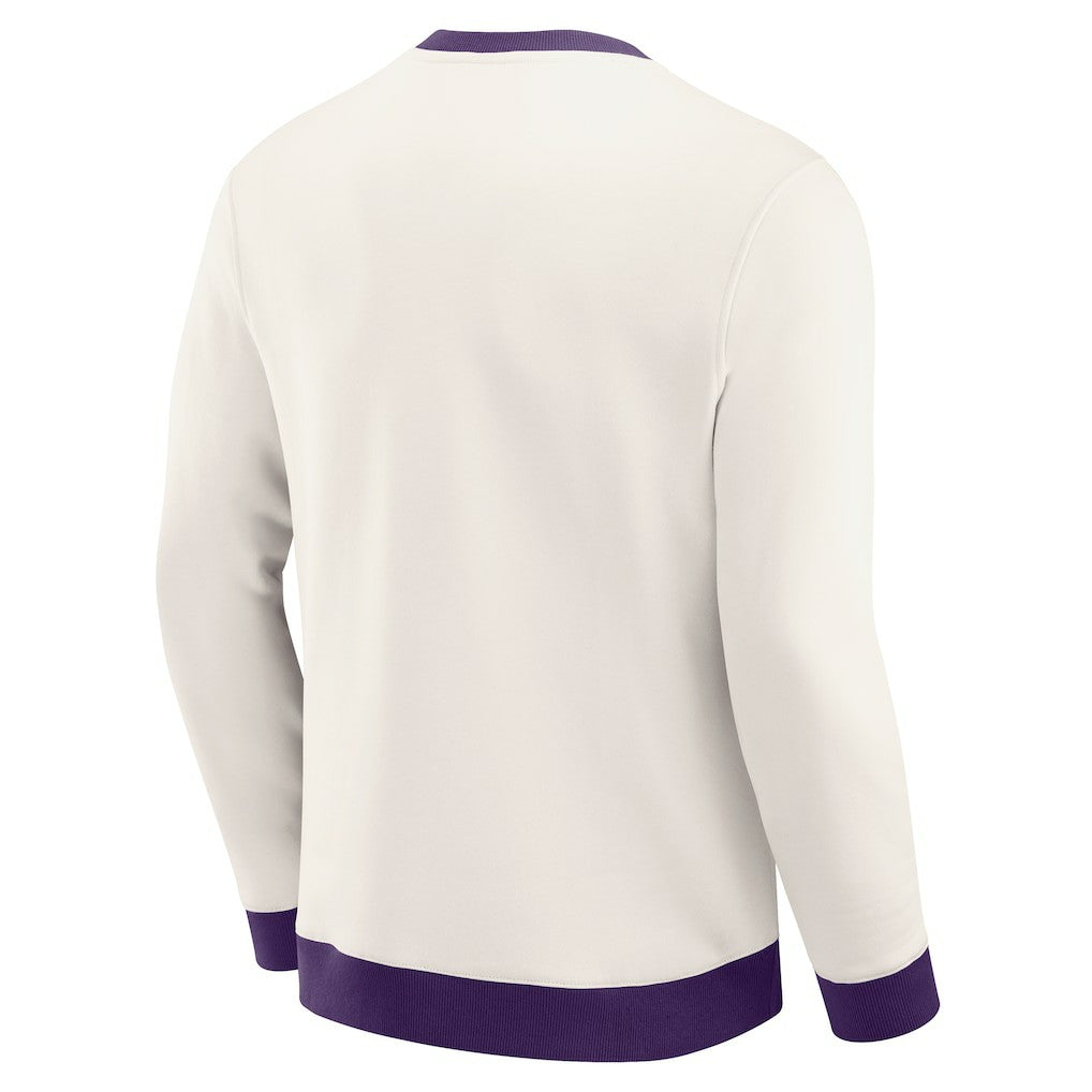 Baltimore Ravens Darius Rucker Collection Colorblock Pullover Sweatshirt Cream - Fanatics