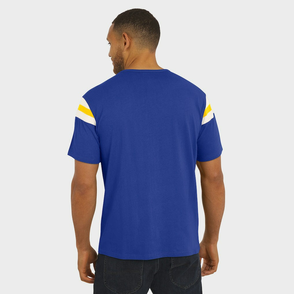 Los Angeles Rams Darius Rucker Collection Football Stripe Sleeve T-Shirt Royal - Fanatics