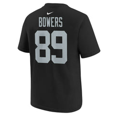 Brock Bowers Las Vegas Raiders Youth Player Name & Number T-Shirt Black - Nike