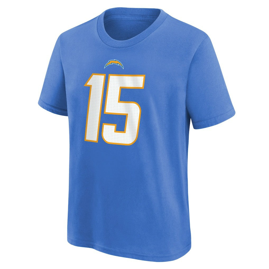 Ladd McConkey Los Angeles Chargers Youth Player Name & Number T-Shirt Powder Blue - Nike