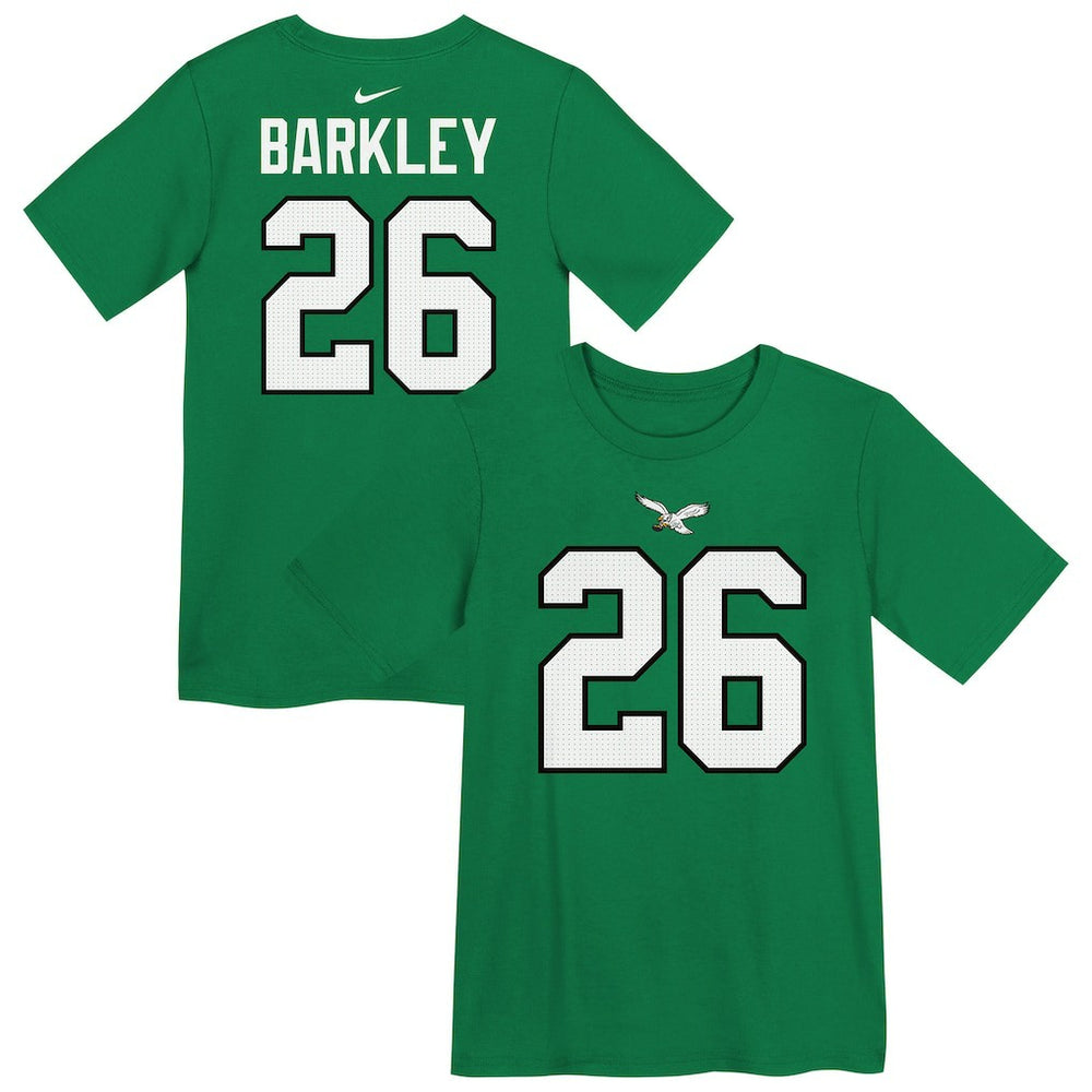 Saquon Barkley Philadelphia Eagles Preschool Player Name & Number T-Shirt Kelly Green - Nike