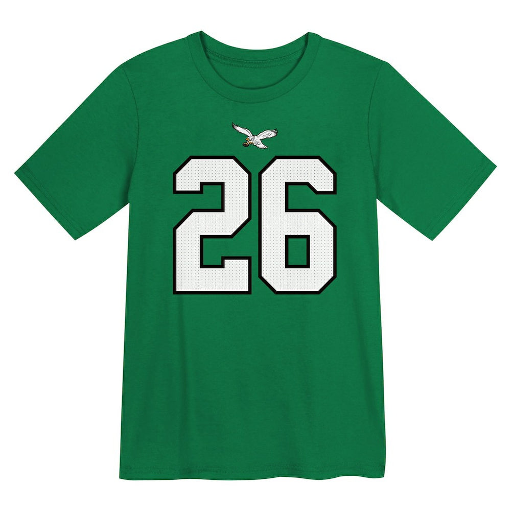 Saquon Barkley Philadelphia Eagles Preschool Player Name & Number T-Shirt Kelly Green - Nike