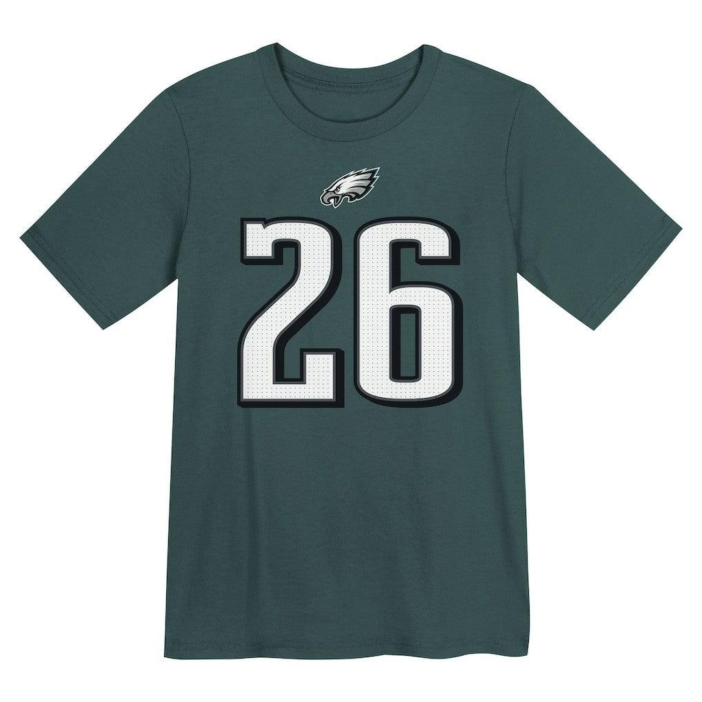 Saquon Barkley Philadelphia Eagles Preschool Player Name & Number T-Shirt Midnight Green - Nike