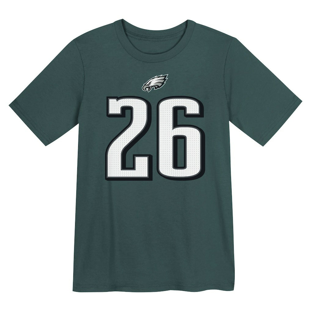 Saquon Barkley Philadelphia Eagles Preschool Player Name & Number T-Shirt Midnight Green - Nike