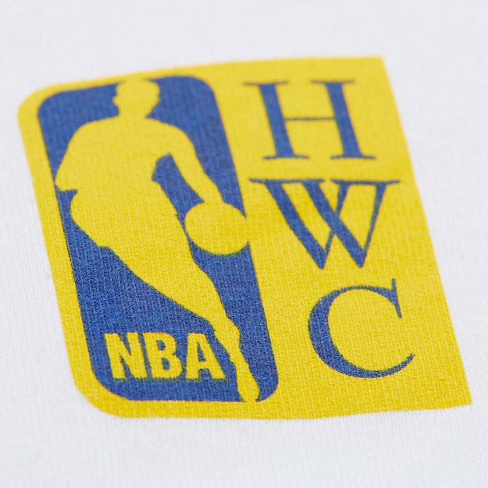 Mitchell & Ness - Golden State Warriors Unisex Hardwood Classics Vintage Team Origins Premium T-Shirt - White