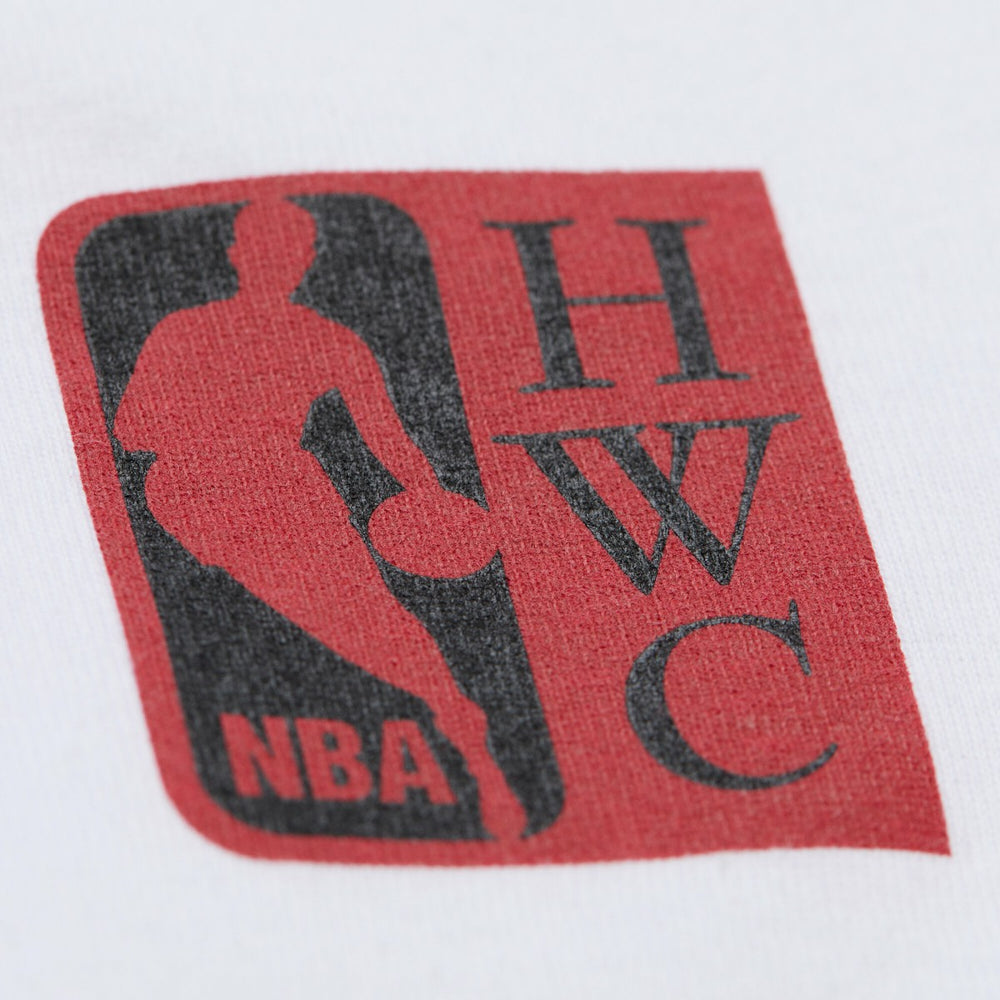 Mitchell & Ness - Miami Heat Unisex Hardwood Classics Vintage Team Origins Premium T-Shirt - White