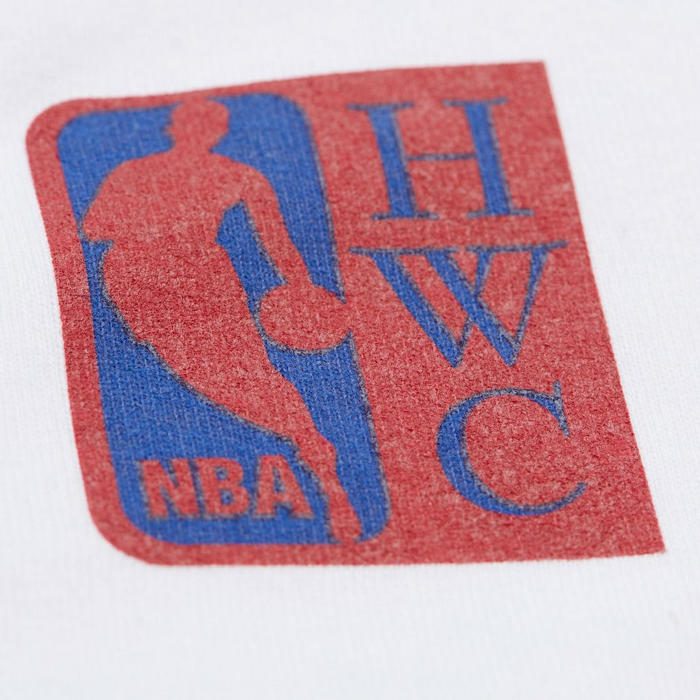 Mitchell & Ness - Philadelphia 76ers Unisex Hardwood Classics Vintage Team Origins Premium T-Shirt - White