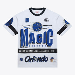 Mitchell & Ness - Orlando Magic Unisex Hardwood Classics Vintage Team Origins Premium T-Shirt - White