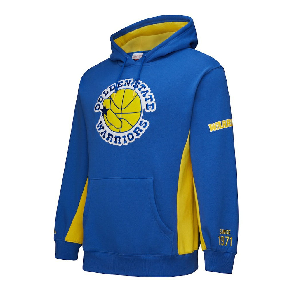Mitchell & Ness - Golden State Warriors Hardwood Classics Team Origins Fleece Pullover Hoodie - Royal
