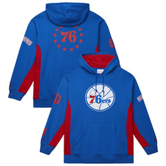 Mitchell & Ness - Philadelphia 76ers Hardwood Classics Team Origins Fleece Pullover Hoodie - Royal