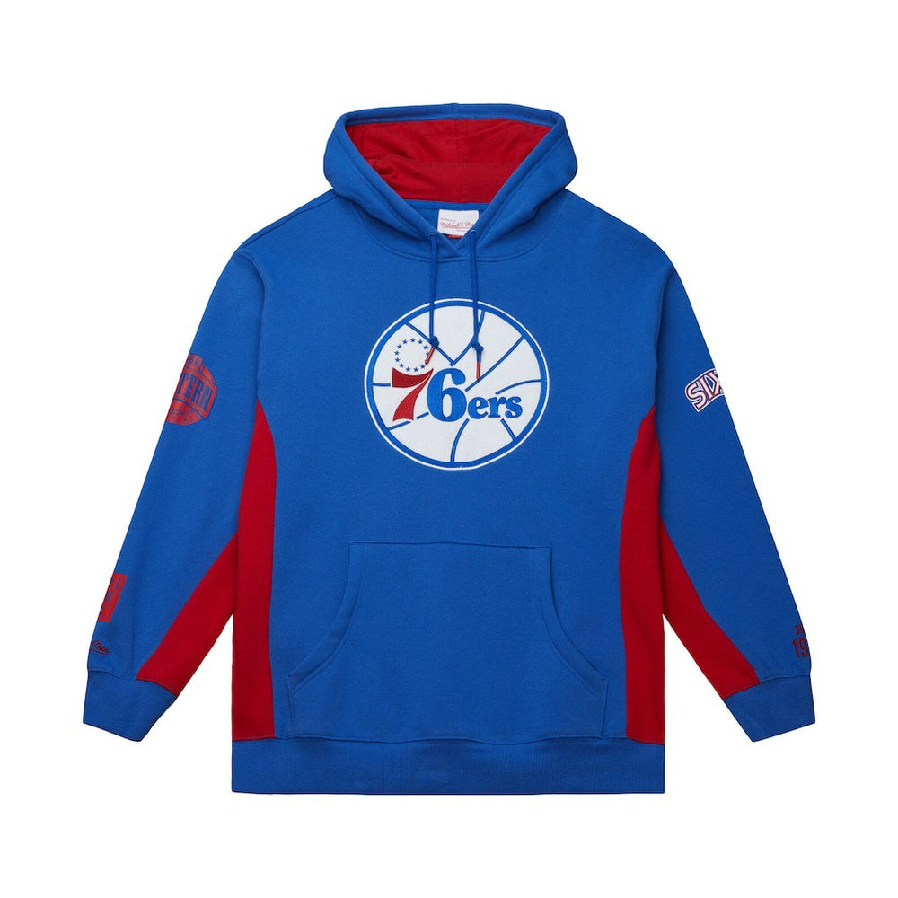 Mitchell & Ness - Philadelphia 76ers Hardwood Classics Team Origins Fleece Pullover Hoodie - Royal