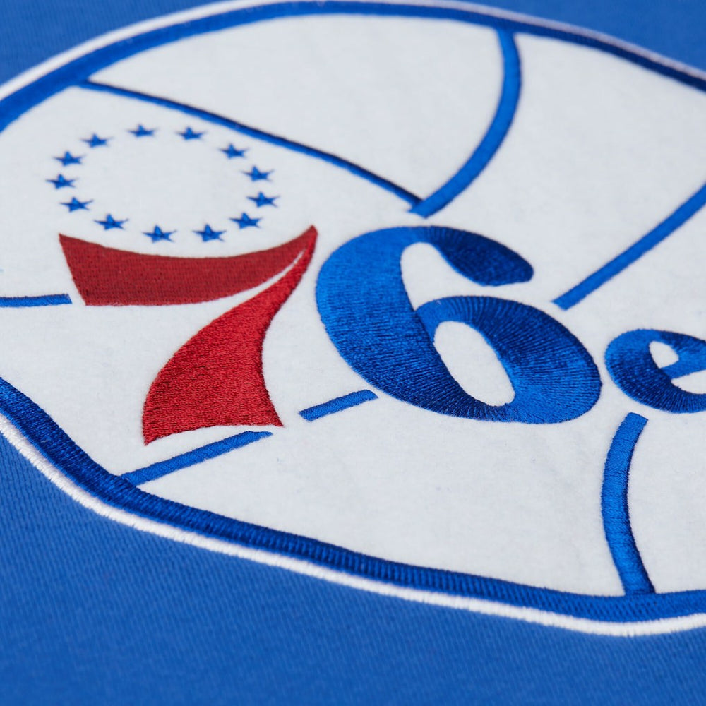 Mitchell & Ness - Philadelphia 76ers Hardwood Classics Team Origins Fleece Pullover Hoodie - Royal