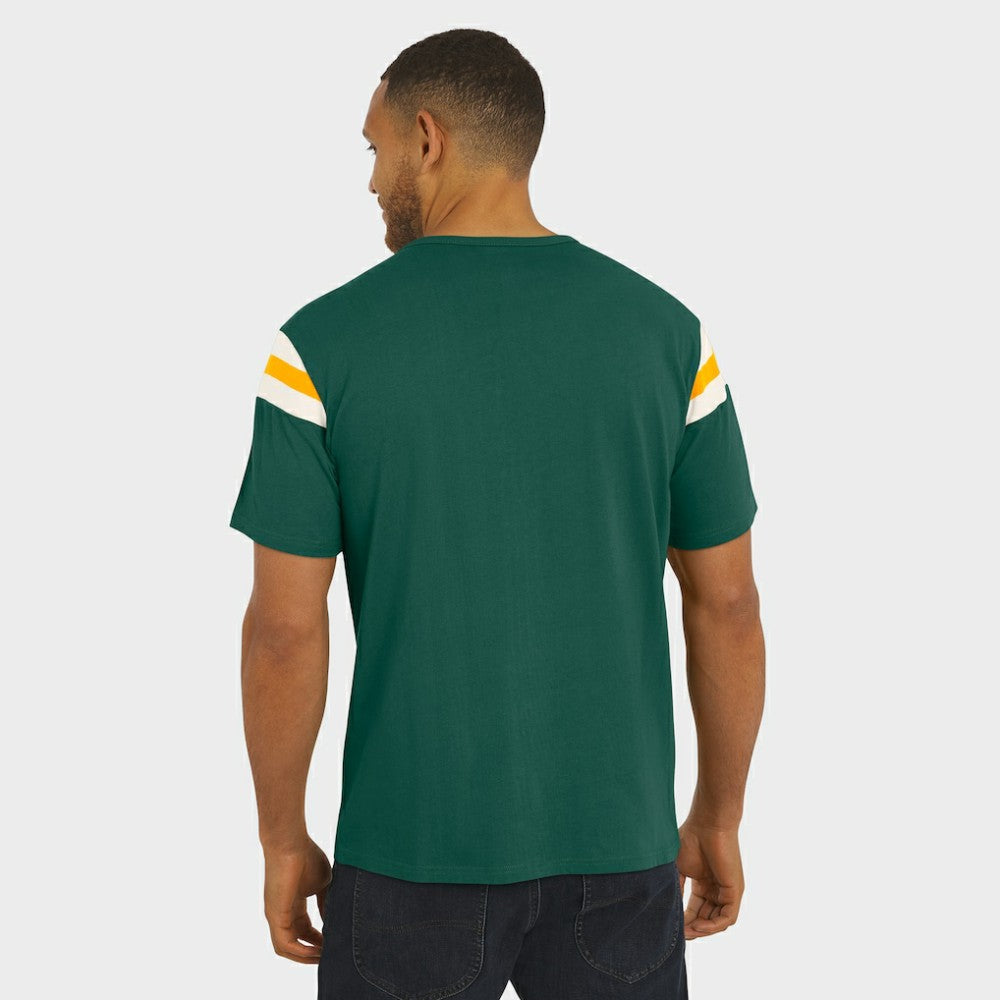 Athletics Darius Rucker Collection by Fanatics Distressed Sleeve Stripe T-Shirt On Sale