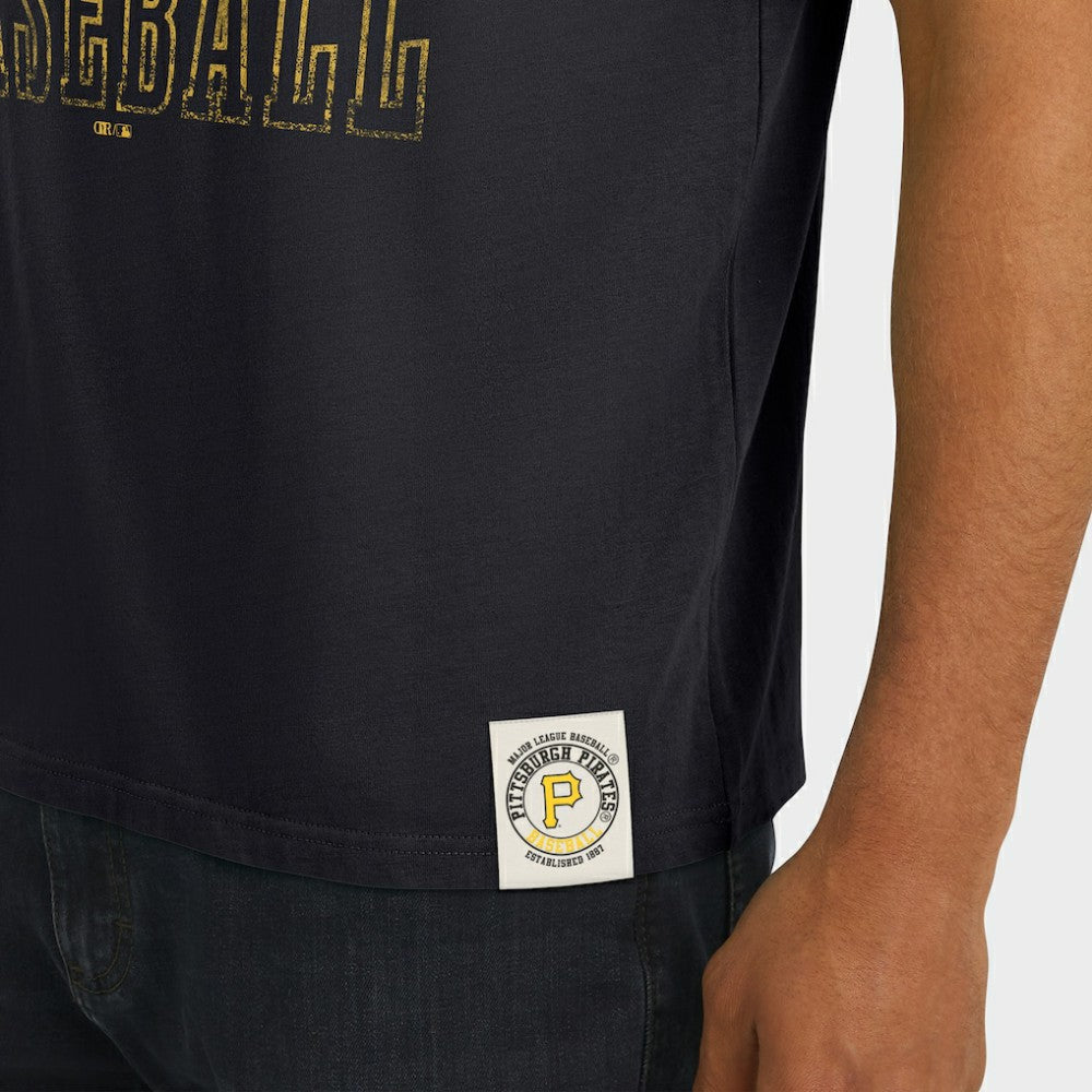 Pittsburgh Pirates Darius Rucker Collection by Fanatics Distressed Sleeve Stripe T-Shirt Online