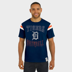 Detroit Tigers Darius Rucker Collection by Fanatics Distressed Sleeve Stripe T-Shirt Online