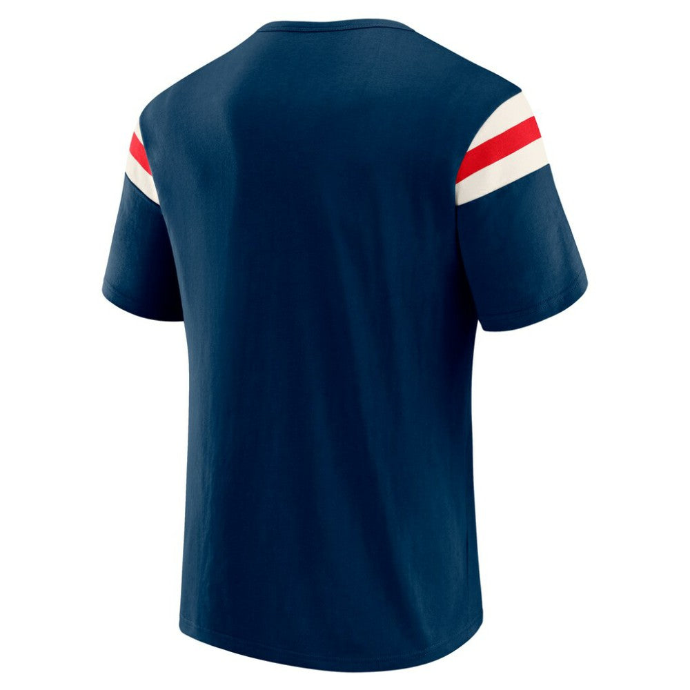 Cleveland Guardians Darius Rucker Collection by Fanatics Distressed Sleeve Stripe T-Shirt Sale